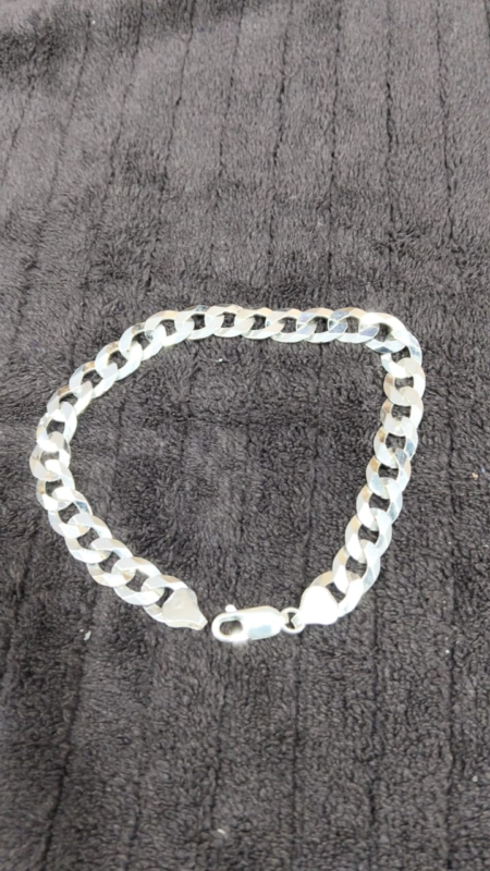 Men’s Italian Silver Bracelet – 925 Sterling Silver