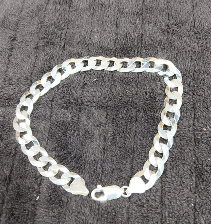 Men’s Italian Silver Bracelet – 925 Sterling Silver